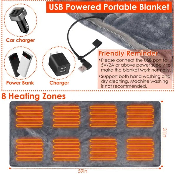 WarmWrap Pro — Heated Wearable Blanket